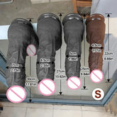 Coffee Realistic Big Silicone Dildo Women Erotic Anal Sex Toys Gay Soft Clitoris Vaginal Anal Penis Suction Dick Masturbators SHOPEZRA L.L.C.