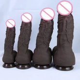 Coffee Realistic Big Silicone Dildo Women Erotic Anal Sex Toys Gay Soft Clitoris Vaginal Anal Penis Suction Dick Masturbators SHOPEZRA L.L.C.