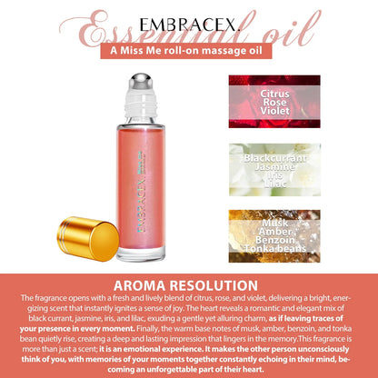 20ml Miss Me Perfume Essential Oils Roll on Perfume Fragrance Long Lasting Fingernail Ears Shoulder Wrist Gifts Perfume Mujer