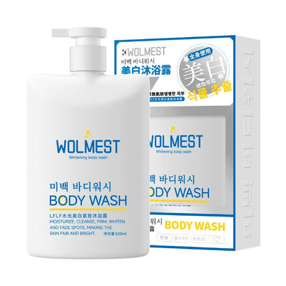 Whitening Body Wash Shower Gel Deep Cleansing Removing Dirt Dead Skin Oil Control Even Skin Tone To Lighten Pigmentation 500ml