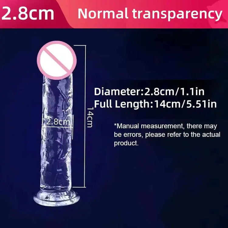 Realistic Dildo Jelly Penis Suction Cup Dildo Realistic Sex Toys For Lesbian Women Female Masturbator Big Dick Fake Dick SHOPEZRA L.L.C.