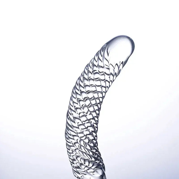 Sex Double Ended Crystal Glass Dildo Artificial Penis Granule Spiral G Spot Massager Adult Game Sex Toys for Woman Gay SHOPEZRA L.L.C.