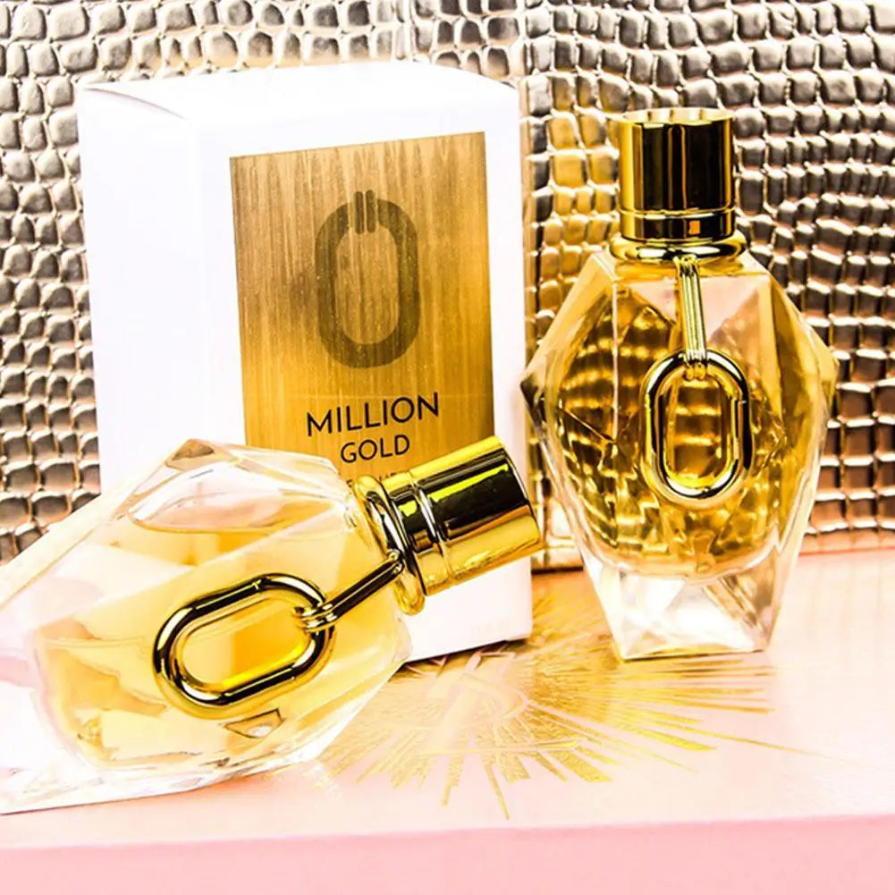 Million Gold For Women EDP | Long-Lasting Oriental Floral Perfume With Rose, Patchouli &amp; Oud | Luxury Woody Fragrance