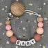2026 Custom Name Baby Pacifier Clips Chain Silicone Beads Teether Toys Dummy Holder Russian English Name Pacifier Chain Newborn SHOPEZRA L.L.C.