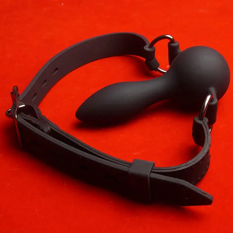 Medical Silicone Dildo Reversible Mouth Gag,BDSM Slave Penis Gags Ball Deep Throat,Bondage Restraints,Sex Toys for Couples Games SHOPEZRA L.L.C.