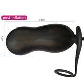 Inflatable Silicone Dildo Anal Plug With Penis Ring G Spot Prostate Massage Big Buttplug Ass Dilator Sex Toys For Gay/Men Women SHOPEZRA L.L.C.