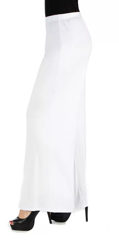 24seven Comfort Apparel Womens Palazzo Pants, Medium