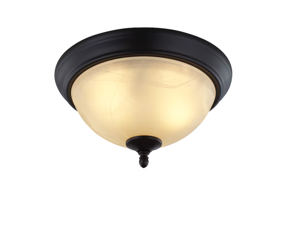 World Imports WI838688 Montpellier 2 Light Flush Mount Ceiling Fixture