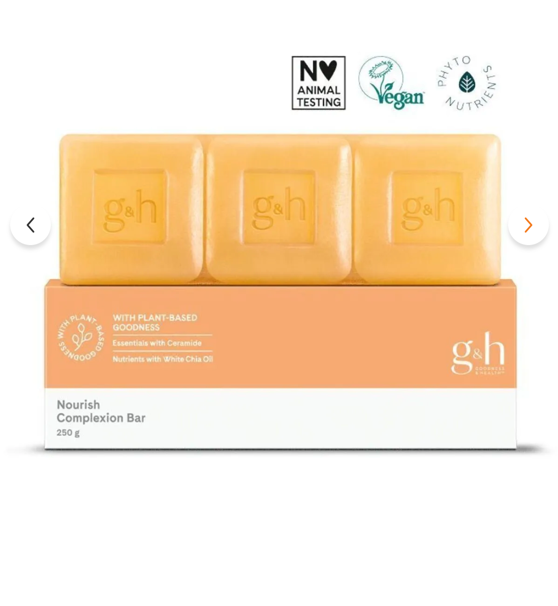G&amp;H Complexion Soap Bar - White Chia Oil