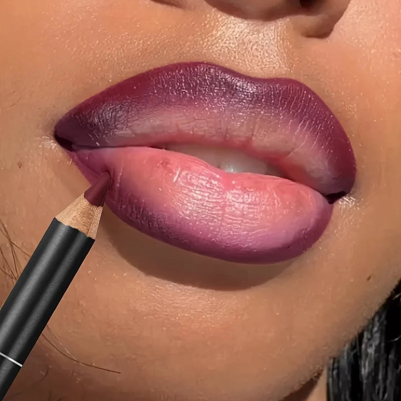 Luxury Matte Lip Liner, Long-Lasting, Smooth Application for Perfect Outline &amp; Filling, Versatile Shades for All Skin Types