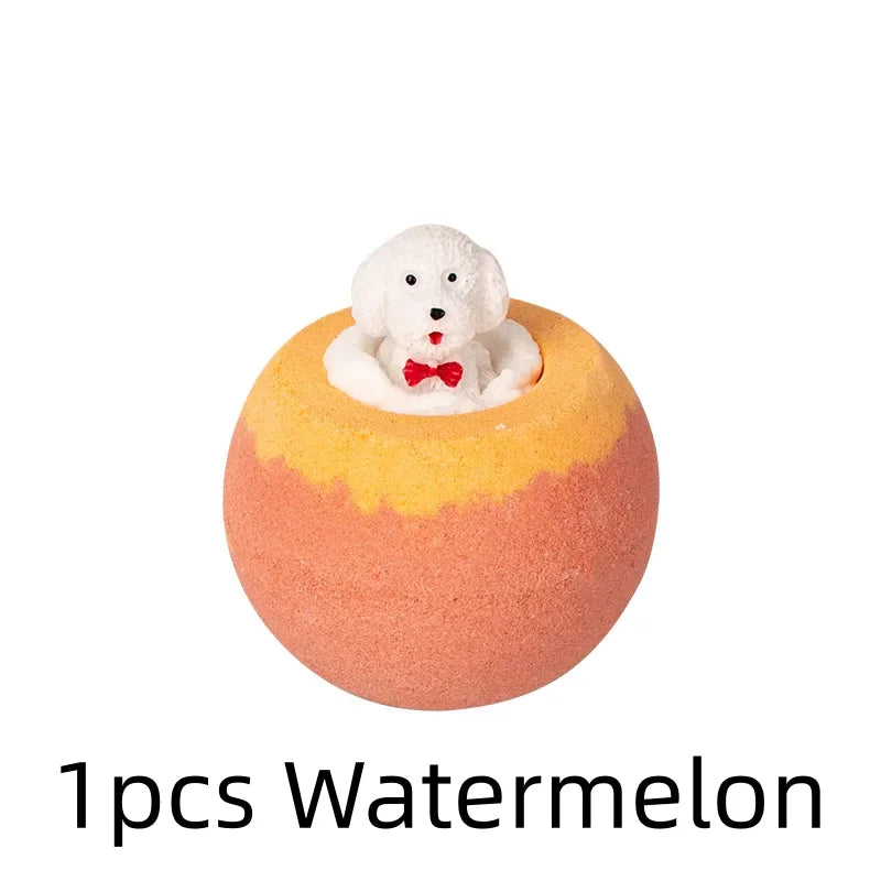 100G Bath Bombs for Kids with Surprise Toys Inside for Kids &amp; Boys and Girls Holiday Bubble Bath with Cheerful Scent