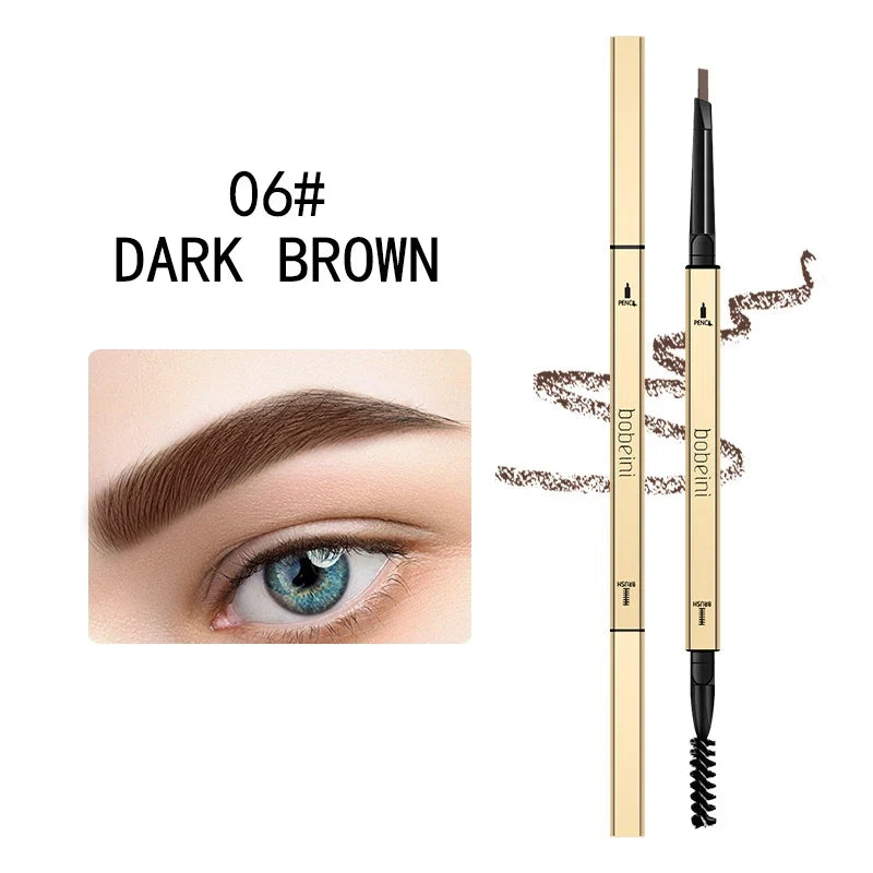 Dual-Ended Waterproof Eyebrow Pencil – Precise, Long-Lasting &amp; Smudge-Proof Brow Makeup