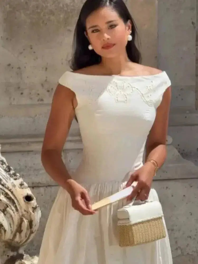 Trendy Minimalist Dress Romantic Stylish Vintage Dresses Women Bridesmaid Party Modest Street Summer Outfits by Dropshipman