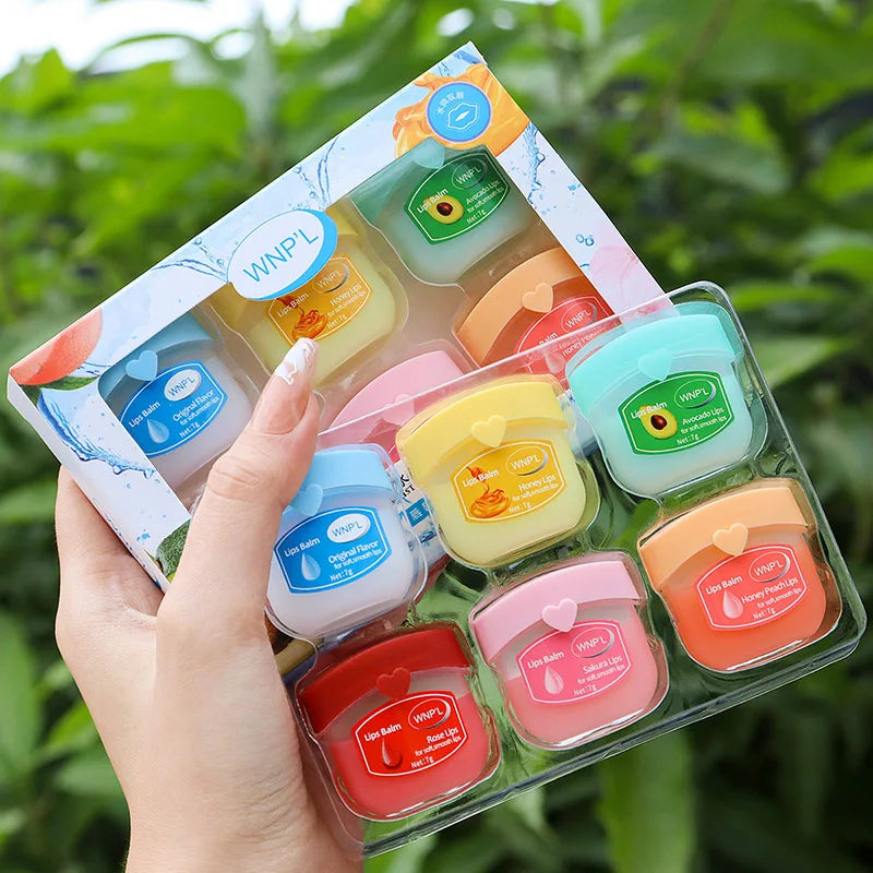 Fruit Series Lip Balm Lips Avocado Honey Peach Cream Natural Nourishing Plant Lip Balm Tinted and Clear Lips Care