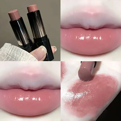 Lipstick red brown lipstick waterproof moisturizing mirror lipstick lip gloss natural long-lasting makeup Valentine&