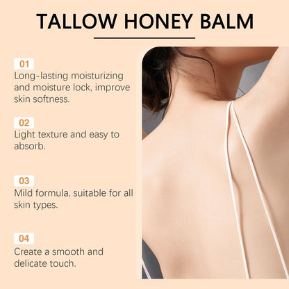 Beef Tallow Honey Cream Brightening Fade Dark Spots Remove Melanin Firming Non-Greasy Lasting Moisturizing Soothing Body Lotion