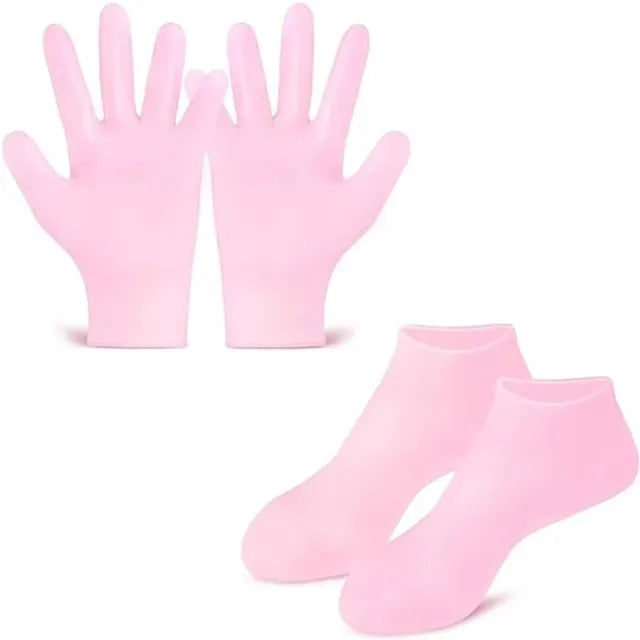 Silicone Exfoliating Socks &amp; Gloves Anti Slip Foot &amp; Hand Spa Mask Hands Peeling Gloves Prevents Dryness Feet/Hand Care Tools