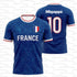 2026 Summer France Flag Print Soccer Jersey NO.10 Mbappé Men&