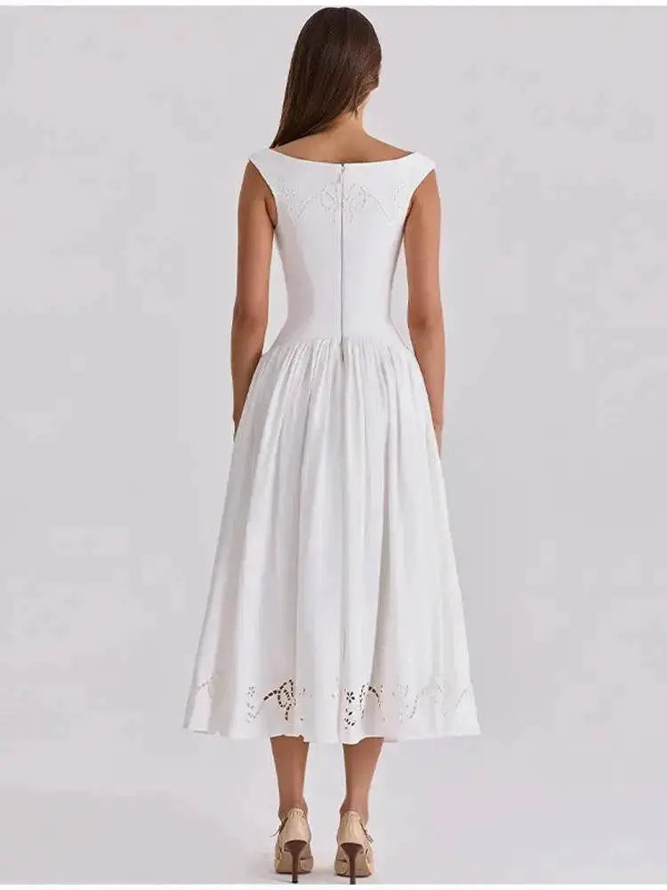 Trendy Minimalist Dress Romantic Stylish Vintage Dresses Women Bridesmaid Party Modest Street Summer Outfits by Dropshipman