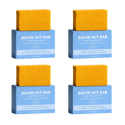 Body Cleansing Soap Moisturizing Brightening for Back Acne Free Natural Body Wash Bar Deep Clean Removes Odors Smooth Skin 100g