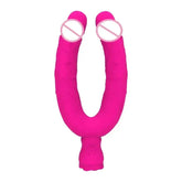 Double Ended Vibrating Dildo Flexible Realistic Dildo G Spot Stimulator Dual End Silicone Anal Massager Adult Toy SHOPEZRA L.L.C.