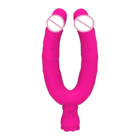 Double Ended Vibrating Dildo Flexible Realistic Dildo G Spot Stimulator Dual End Silicone Anal Massager Adult Toy SHOPEZRA L.L.C.