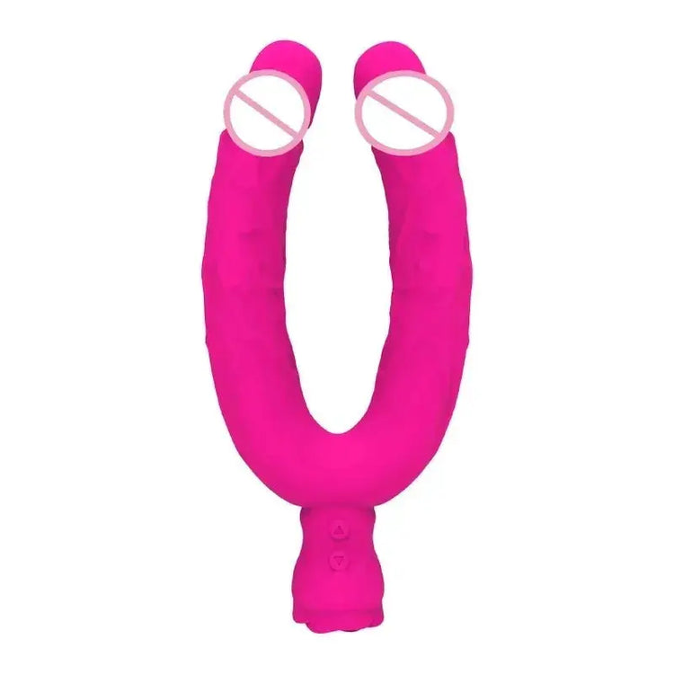 Double Ended Vibrating Dildo Flexible Realistic Dildo G Spot Stimulator Dual End Silicone Anal Massager Adult Toy SHOPEZRA L.L.C.