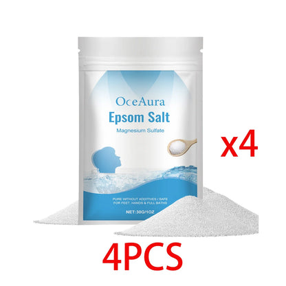 Epsom Salt Magnesium Sulfate Moisturizing Exfoliating Pure Natural Feet Hands Bath Body Relaxation Muscle Relief Detox Skin Care