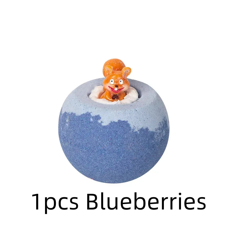 100G Bath Bombs for Kids with Surprise Toys Inside for Kids &amp; Boys and Girls Holiday Bubble Bath with Cheerful Scent