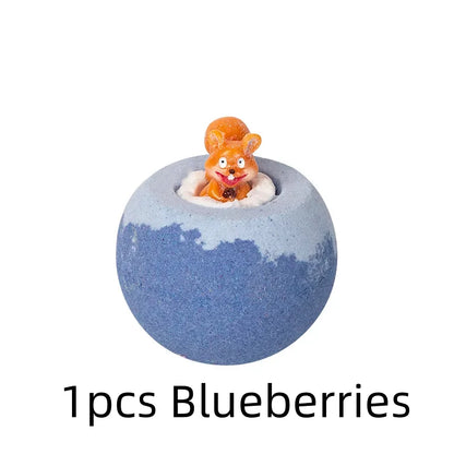 100G Bath Bombs for Kids with Surprise Toys Inside for Kids &amp; Boys and Girls Holiday Bubble Bath with Cheerful Scent