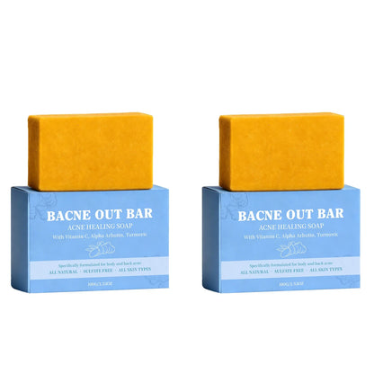 Body Cleansing Soap Moisturizing Brightening for Back Acne Free Natural Body Wash Bar Deep Clean Removes Odors Smooth Skin 100g
