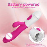 Realistic Dildo Rabbit Vibrator for Women G Spot Clitoral Stimulator  10 Mode Female Masturbator Adult Sex Toys Sexual Wellness SHOPEZRA L.L.C.