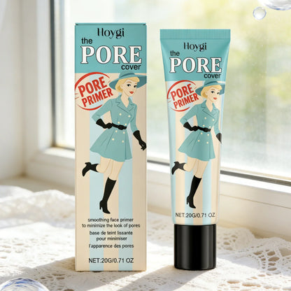 Hoygi Pore Primer Long Lasting Makeup Absorb Excess Oil Fine Texture Refresh Moisturizing Gentle Formula Smoothing Face Primer