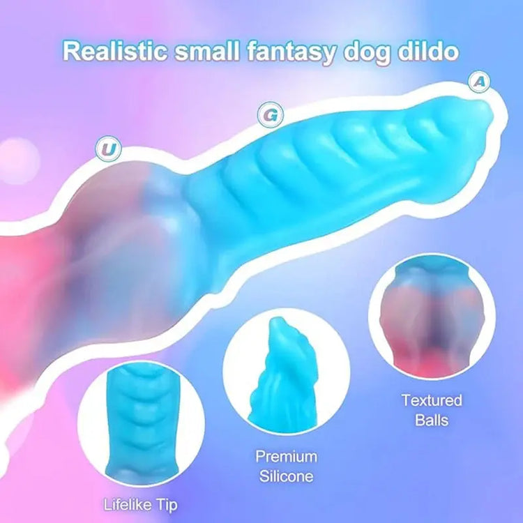 Factory Sale Luminous Dildo Animal Penis Dog Dildo With Suction Cup Glowing Dildo Anal Toy Male Female Masturbater Monster Dildo SHOPEZRA L.L.C.