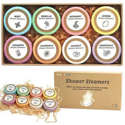 8Pcs Bath Salt Tablets Set, Natural Relaxing Spa Bath For Bathtub, Body Care Suitable For Women And Men, Home &amp; Hotel