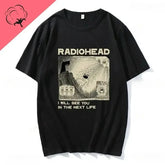 Radiohead T Shirt Men Vintage Classic Tees North America Tour Rock Boy women&
