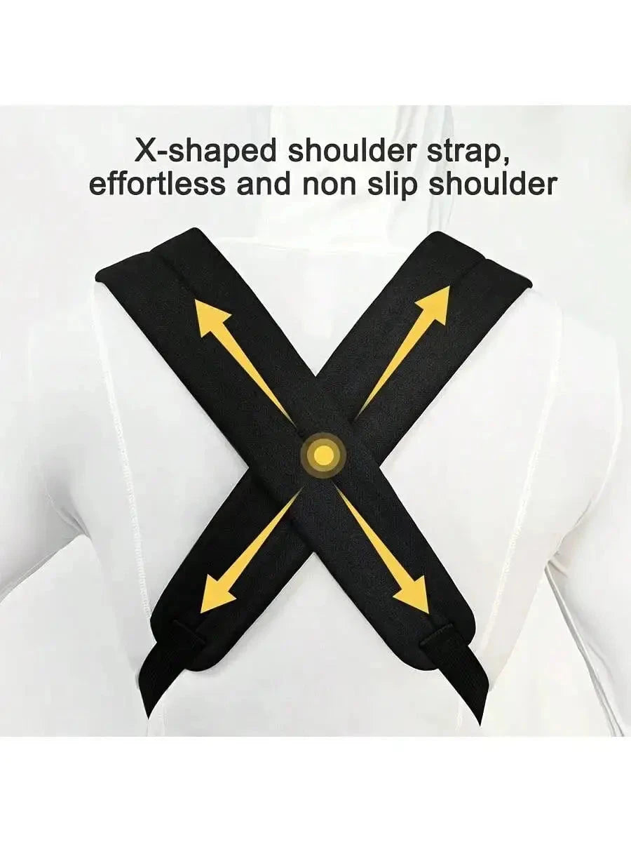 Ergonomic SHOPEZRA L.L.C. 1-piece multifunctional baby carrier with adjustable straps, suitable for front and back carrying.