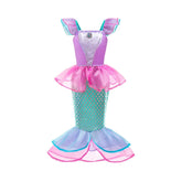 Girl Elsa Anna Dress Princess Costume Snow Queen Dress Baby Halloween Ariel Carnival Clothes Kids Cosplay Clothes Party Clothing SHOPEZRA L.L.C.