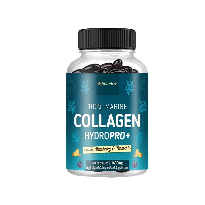 Hydrolyzed Marine Collagen - HYDROPRO, Advanced Hydrolyzed Formula for Optimal Absorption, Skin, Hair, Nails &amp; Joint Support