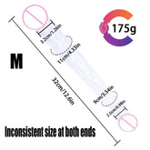 Double Ended Realistic Dildo Flexible Dildos Long Dong for Double Sided Anal Play G-spot Stimulator Sex Toys for Women Couple SHOPEZRA L.L.C.