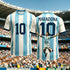 Round Neck T-Shirt Maradona Commemorative Edition 3d Printing Quick-Drying Breathable And Comfortable SHOPEZRA L.L.C.