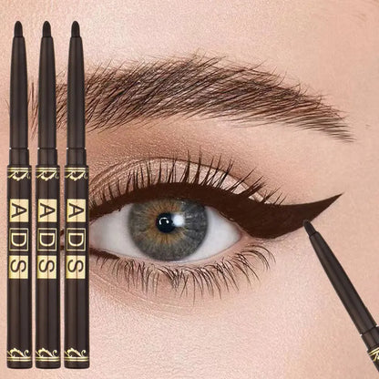 3pcs Black Eyeliner Pencils -Waterproof, Sweatproof &amp; Smudge-Proofwith Easy Twist Application for Flawless Eye Makeup