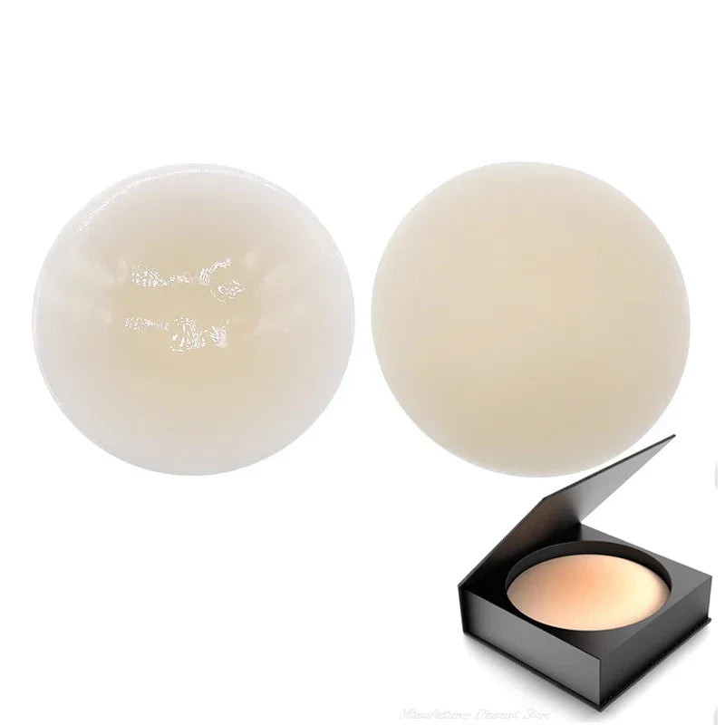 Reusable Women Breast Petals Lift Nipple Cover Invisible Petal Adhesive Strapless Backless Stick on Bra Silicone Breast Stickers