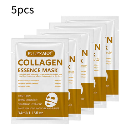 Overnight Collagen Face Mask Wrapping For Anti-Aging Skin Care Mask Moisturizes Skin To Make Wrinkles Less Noticeable Bright