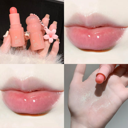 Hydrating Fruit Lip Balm Pendant, Tinted Moisturizing Lip Care for Fall &amp; Winter, Prevents Dry Cracking, Refreshing Fruit Flavor