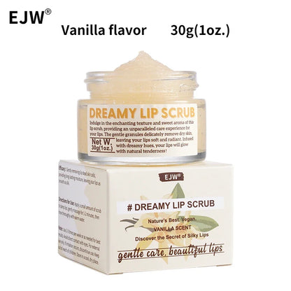 Strawberry Lip Scrub &amp; Repair, Exfoliator &amp; Moisturizer for Chapped, Dry and Flaky Lips,Sugar Lip Scrub Improve Dullness Remove.