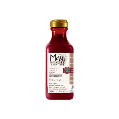 Maui Moisture Strength &amp; Length Agave Conditioner 385ml - Nourishing Aloe Vera Hair Care for Damaged Hair