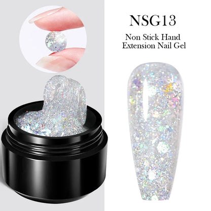 BORN PRETTY 15ml Clear Non Stick Hand Extension Gel 3D Shaping Sculpting Carving Nail Art Solid Hard Gel for Fake Nail