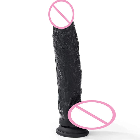 Dildo realistisch groß mit Saugnapf künstlicher Penis schwarzer Dildo Schwanz Sexprodukte für Erwachsene Frauen Masturbation Flirtspielzeug