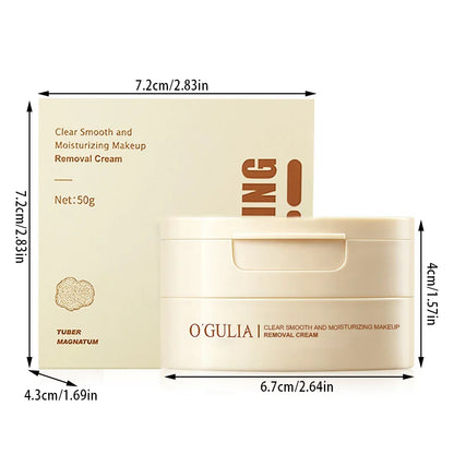Gentle and non irritating makeup remover, makeup remover cream, deep cleansing and moisturizing facial makeup